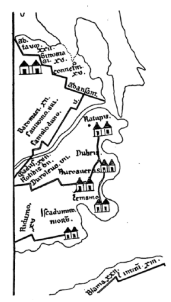 Peutingerian Table Map